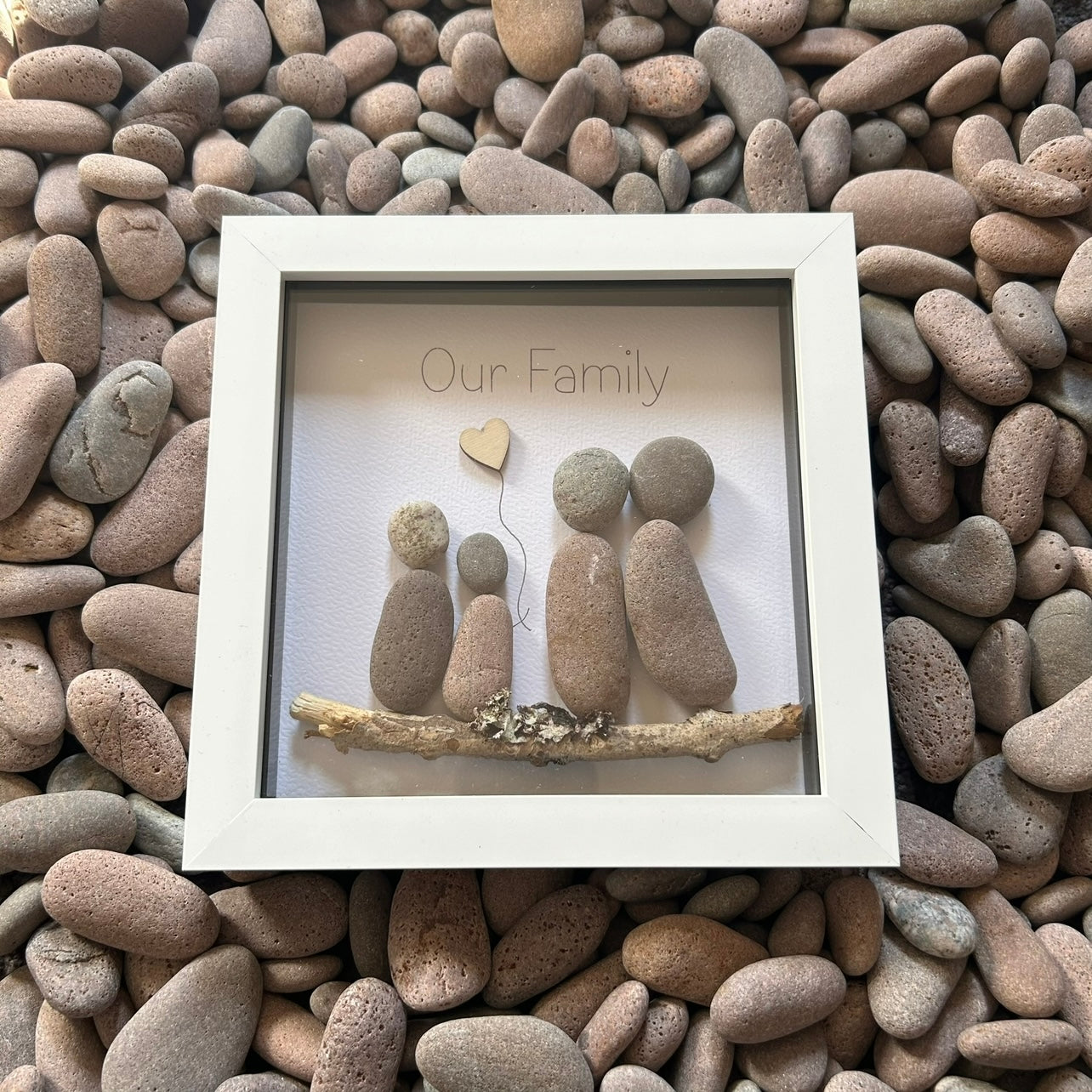 Family Pebble Art
