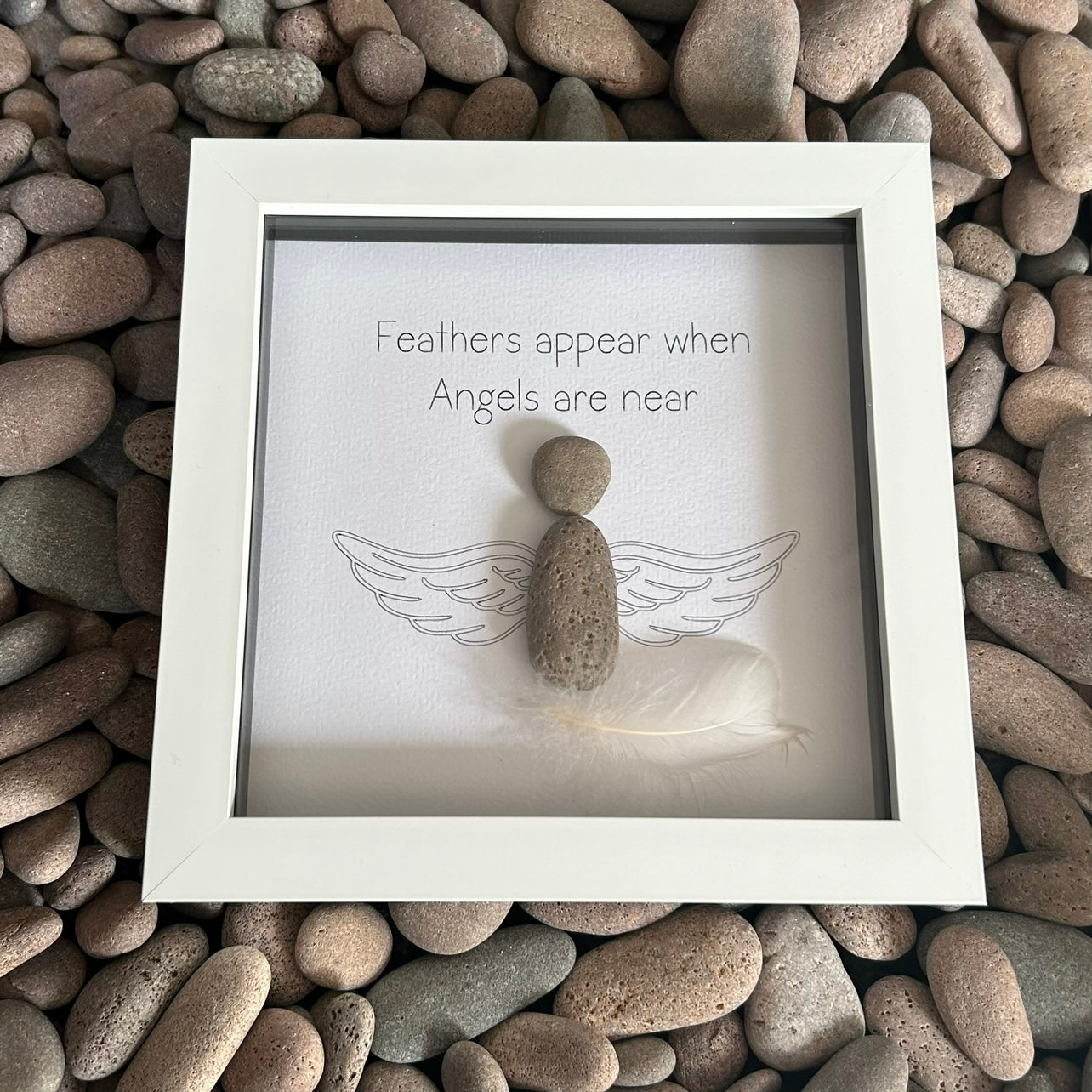 Angel Pebble Art