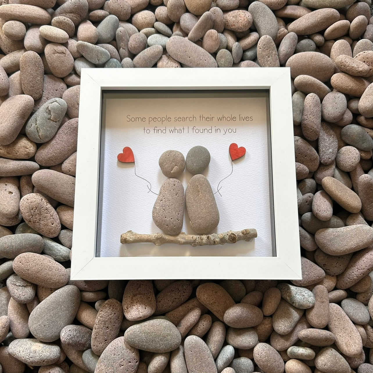 What I found in you Pebble Art