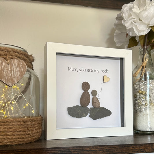 Mum Pebble Art